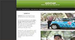 Desktop Screenshot of minivet.com
